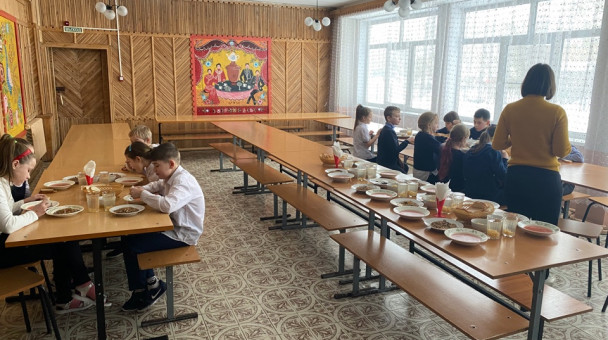 Горячее питание рф. Школа 15 Егорьевск фото столовой.